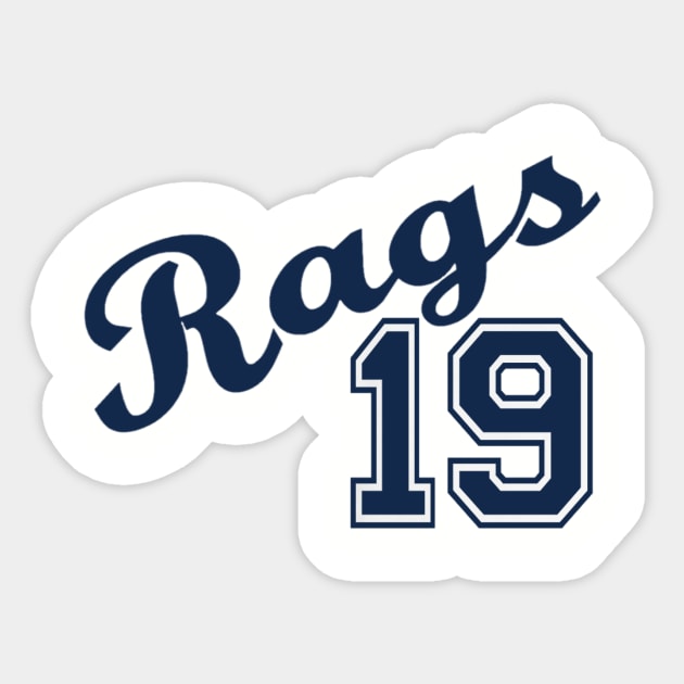 Rags 19 Design Sticker by Bleeding Yankee Blue